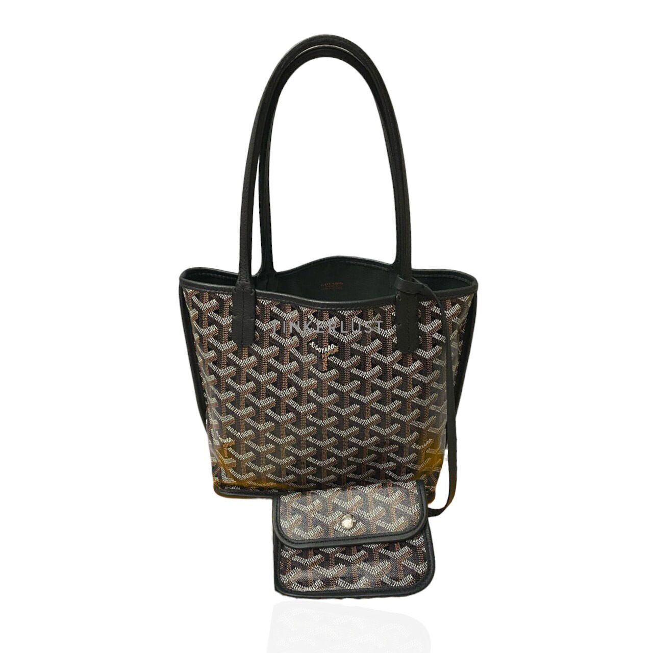 tas tote bag Goyard Mini Anjou All Black 2022 Tote Bag Tinkerlust